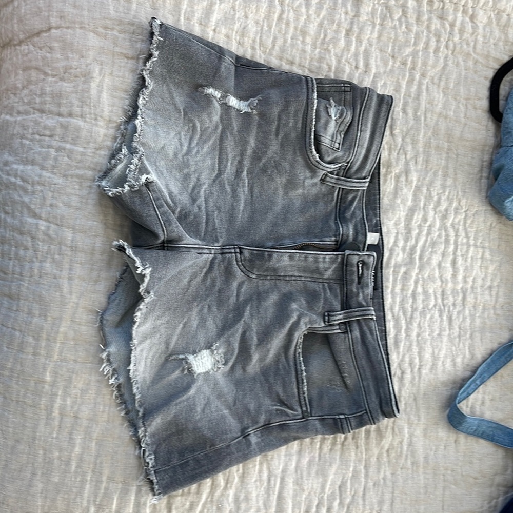 Kut from the Kloth distressed denim shorts